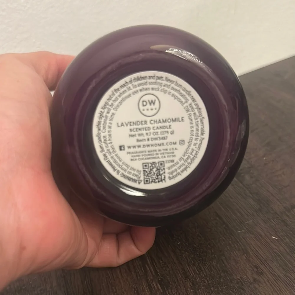 DW Home Black Candle